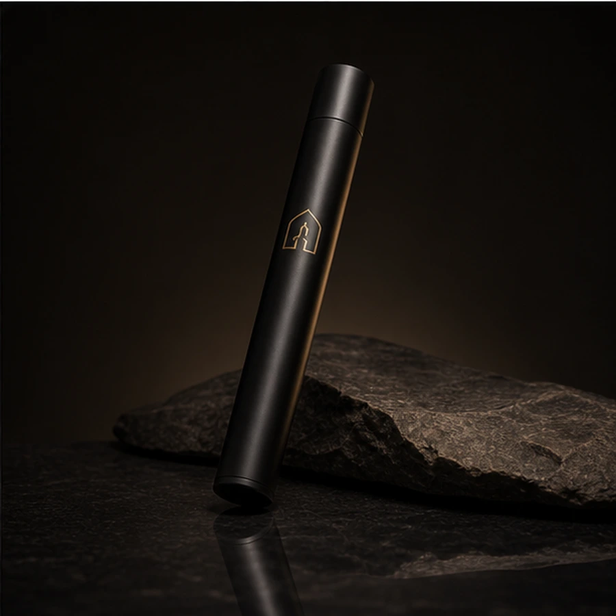 Packshot du porte-miswak MiswakSunna noir mat